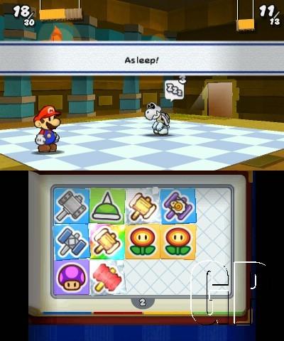 Атака специальным молоточком «Баа» погрузила врага в сон