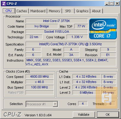 Разогнанный процессор Intel Core i7-3770K