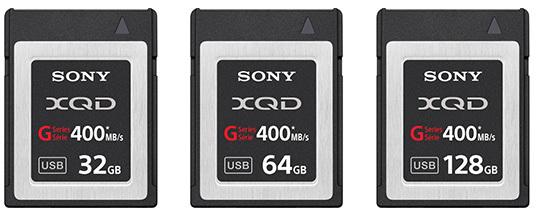 Карты памяти Sony G Series XQD