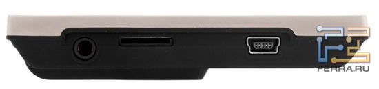 Левая грань Prestigio GeoVision 5135Glonass