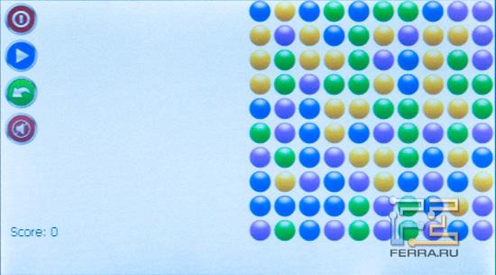 Игра «Пузыки» на Lexand SG-555