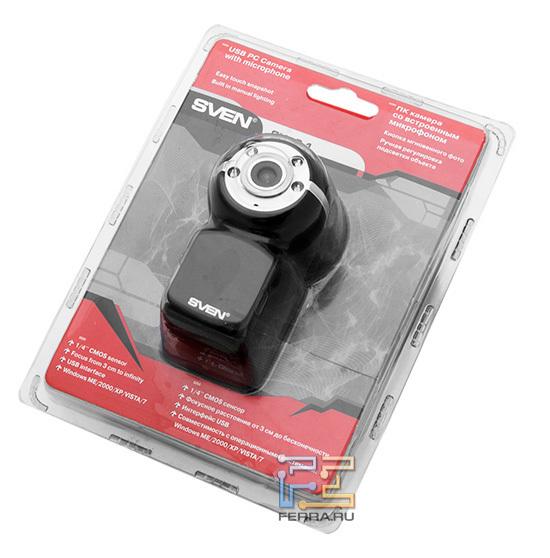 Упаковка с вебкамерой Sven CU-2.1
