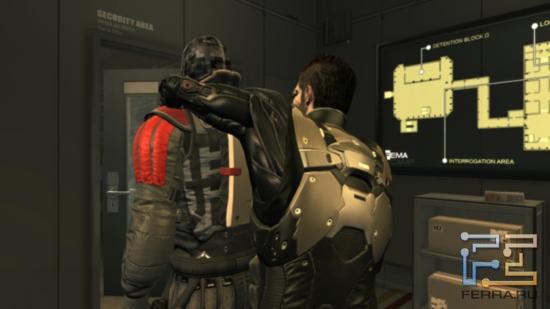 За более чем двадцать часов игры в Deus Ex: Human Revolution, не довелось увидеть повторения приемов у Адама Дженсена – каждый раз герой «вырубает» охрану по-разному