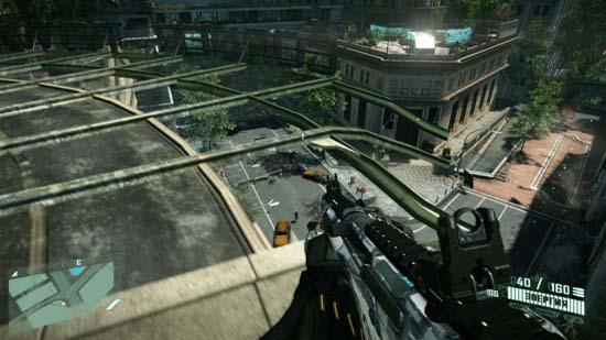 Понятие «вертикальный геймплей» для Crysis 2 — определяющее