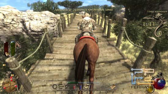 В Two Worlds II, конечно, есть своя гонка по чекпойнтам