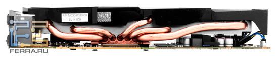 Фотография видеокарты Sapphire Radeon HD 6970 сбоку