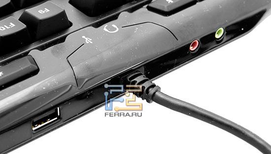 Так расположены разъемы относительно их маркировки