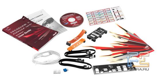 Комплект поставки материнской платы ASUS Crosshair V Formula