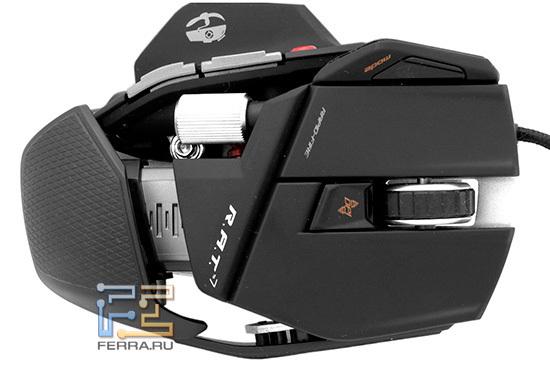 Под колесиком горизонтальной прокрутки заметен тот самый винт