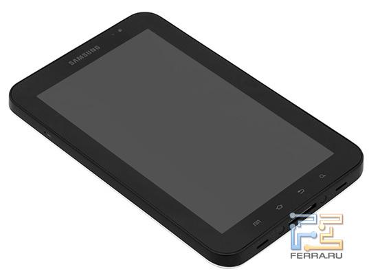 Samsung Galaxy Tab: вид спереди