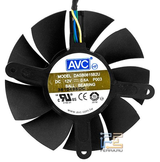Несмотря на шариковый подшипник, вентилятор работает тихо