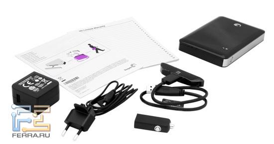 Комплект поставки Seagate GoFlex Satellite