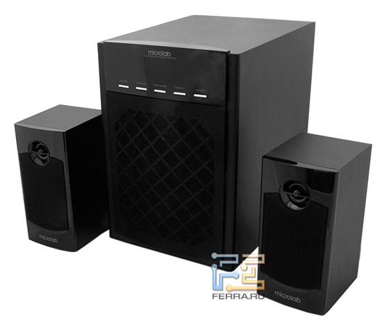 Microlab X16: внешность строгая и сдержанная