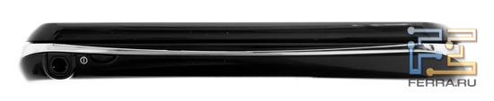 Левая боковая грань корпуса Sony Ericsson Xperia pro