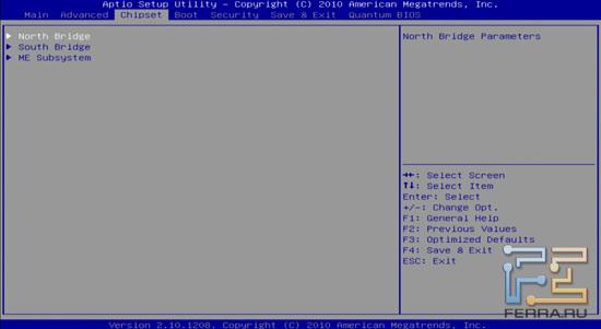 UEFI BIOS на материнской плате Foxconn Rattler