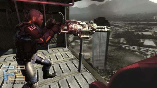 Всего несколько часов назад герой Duke Nukem Forever развлекался со стриптизершей, теперь пора спасать мир