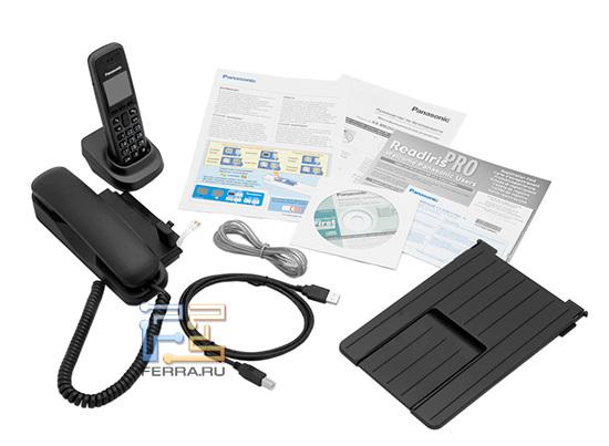 Комплект поставки выделяется лишь наличием трубки радиотелефона