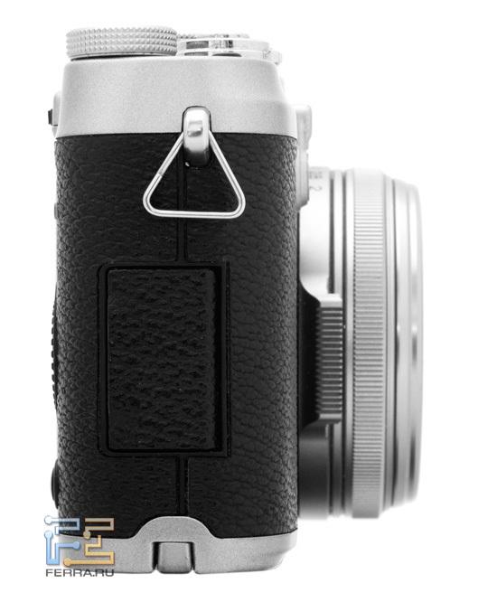 Левая сторона корпуса Fujifilm FinePix X100