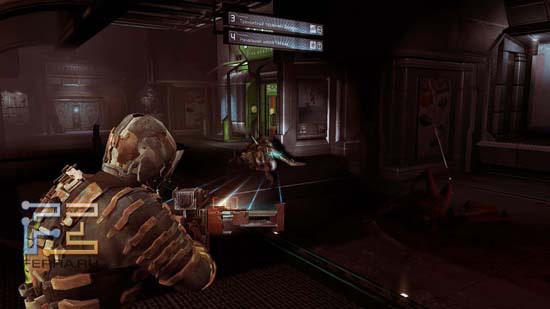 Заплутать в Dead Space 2 — сложно, всюду указатели и … монстры