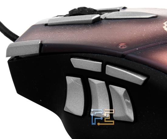 Настраиваемых клавиш много, но вот пользоваться ими не очень удобно