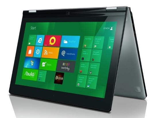 Lenovo IdeaPad Yoga в режиме планшета
