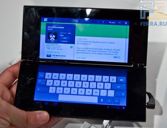 Отдельная сенсорная клавиатура — достаточно удобно