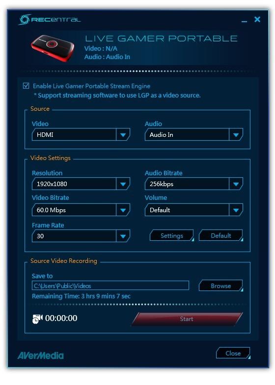 Интерфейс программы Stream Engine