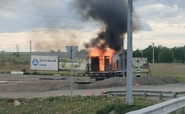 Подрыв одного из контейнеров