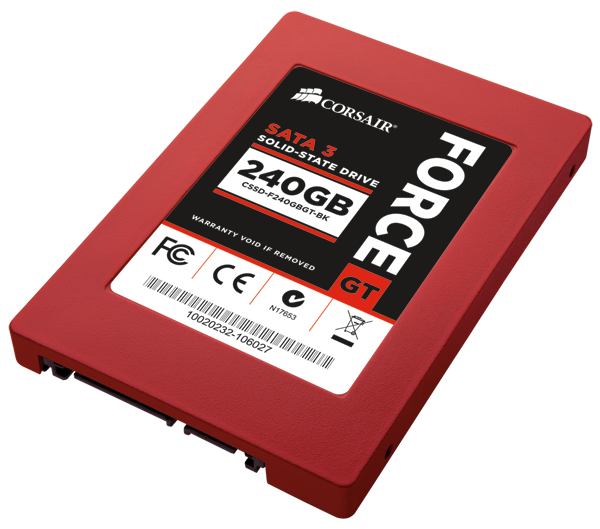 Красный цвет Corsair Force GT никого не оставит равнодушным