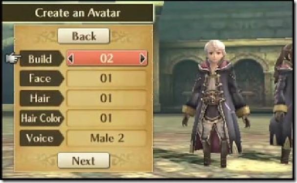 Выбираем внешность своему игровому аватару