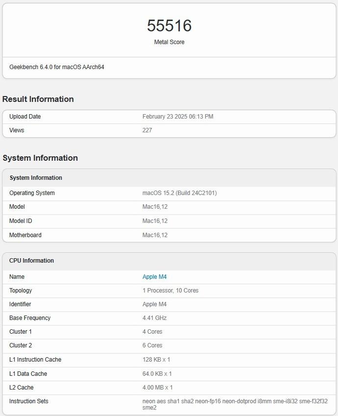 Новый MacBook Air M4 получит тот же GPU, что и iPad Pro M4