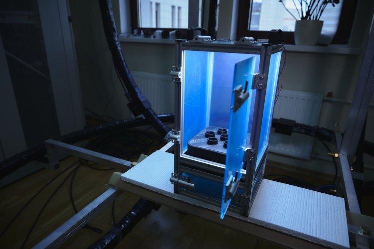 Модуль оранжереи в открытом виде