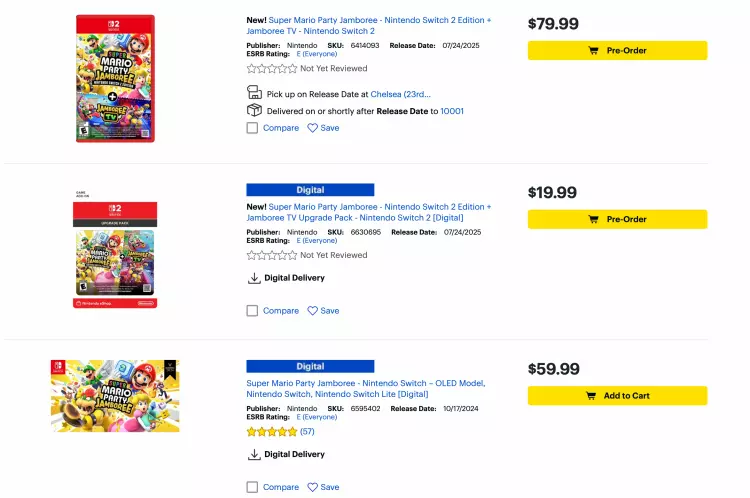 Nintendo раскритиковали за продажу слегка улучшенных игр за $19.99