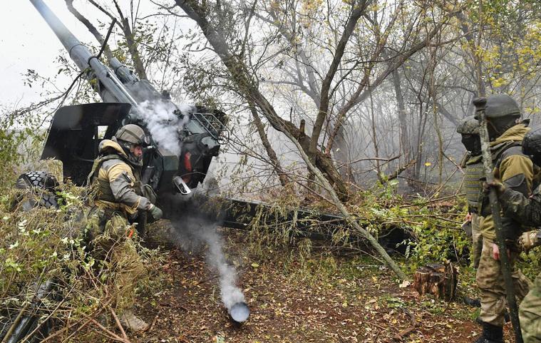 Российские артиллеристы под Херсоном