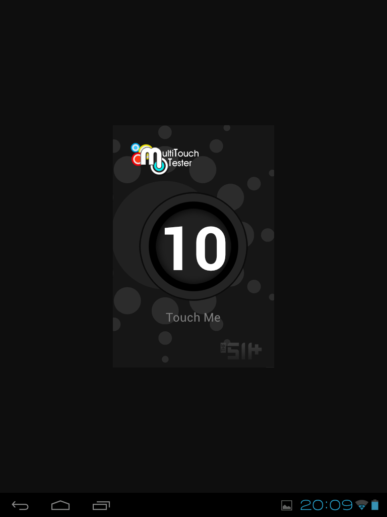 Тест MultiTouch Tester на 3Q Surf RC9716B