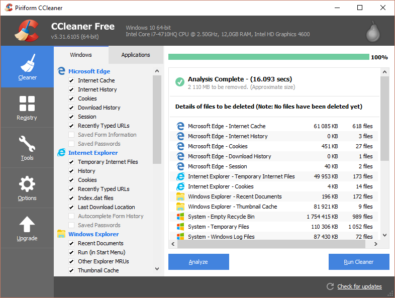 Piriform CCleaner