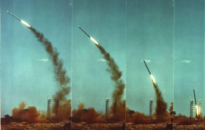 Испытательный пуск ракеты OTRAG