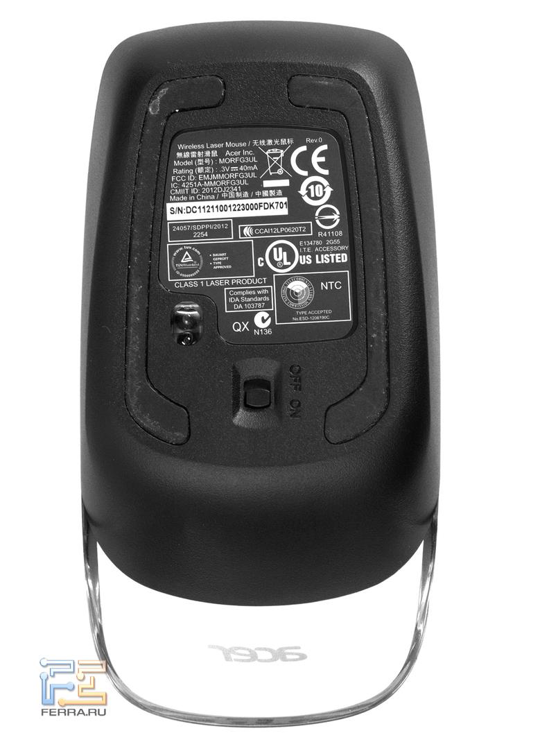 Нижняя крышка мышки Acer Aspire 5600U