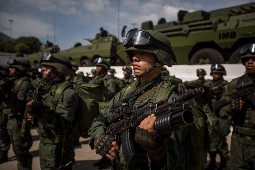 Бойцы спецназа Венесуэлы