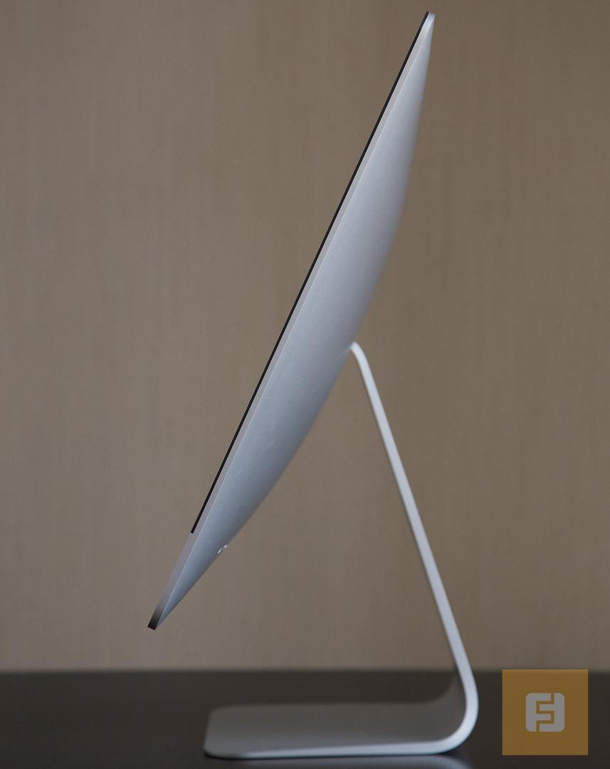 Максимальный наклон экрана Apple iMac 21,5