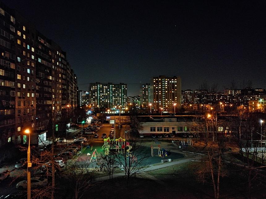 Фото на Honor 8X в специальном ночном режиме