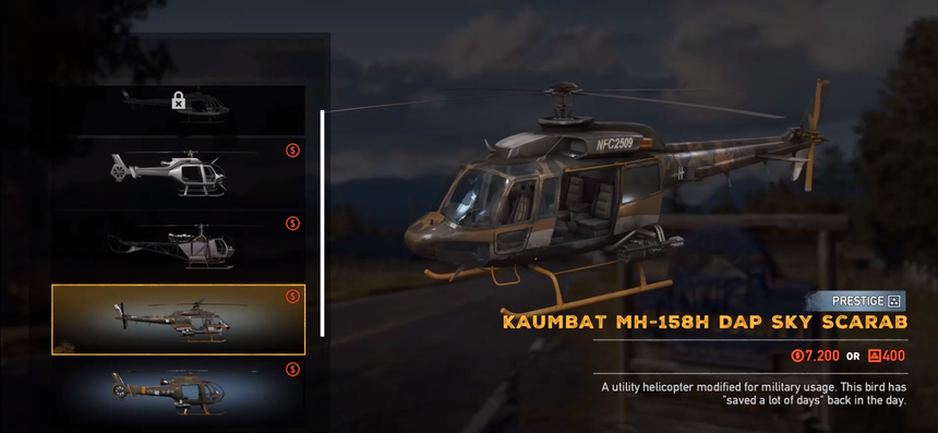 В Far Cry теперь не только костюм-крыло, но и серьёзная техника