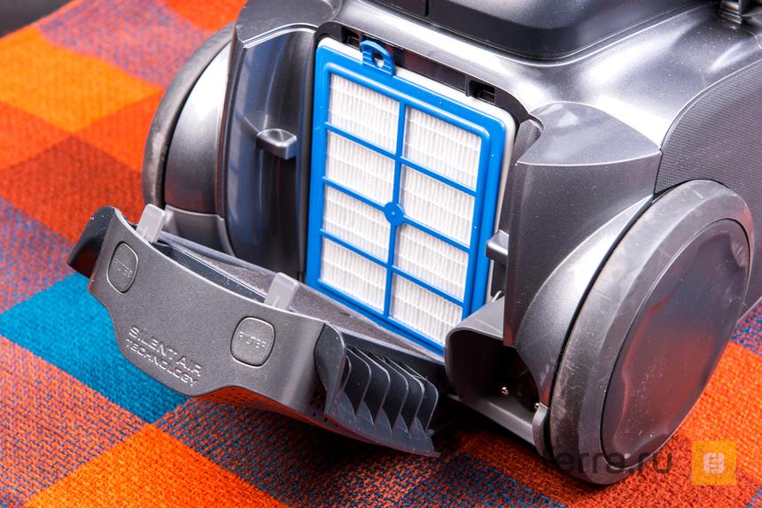 Отделение для выпускного фильтра