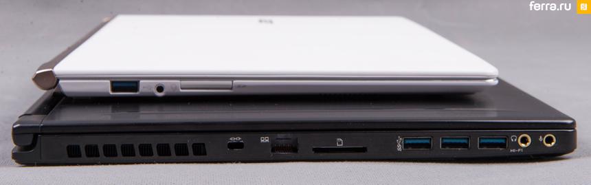 MSI GS63VR 6RF Stealth Pro в сравнении с ультрабуком Acer Aspire S 13