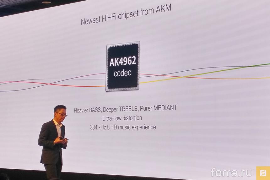 Цифро-аналоговый преобразователь AK4962 — одно из главных преимуществ Axon 7 mini над конкурентами