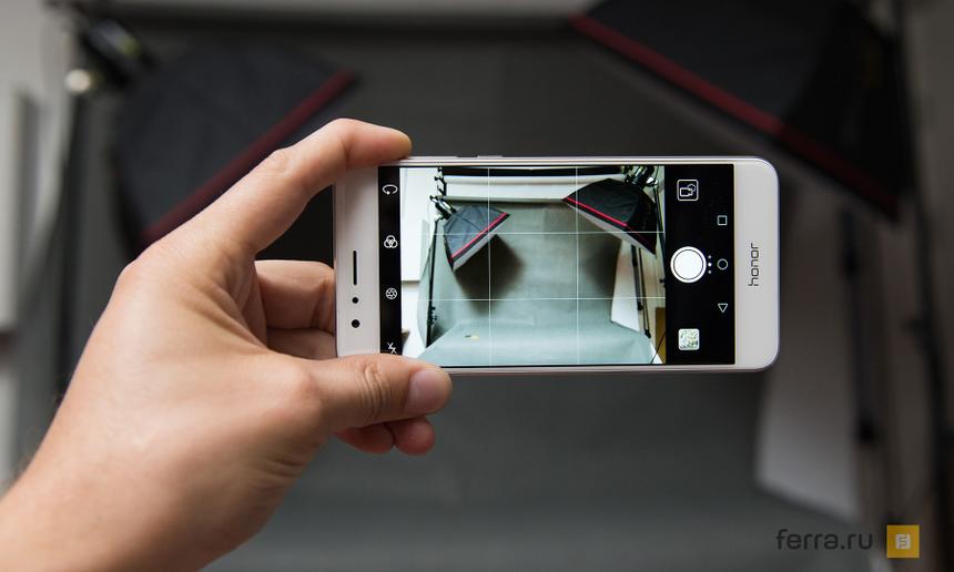 Honor 8 в режиме съемки