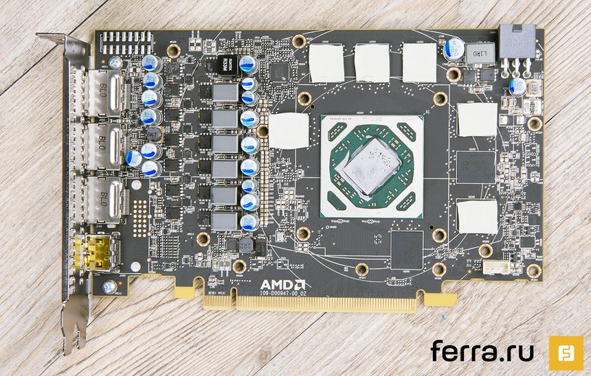 Печатная плата AMD Radeon RX 480