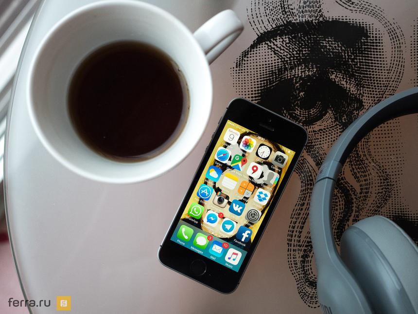 iPhone SE в естественной среде обитания