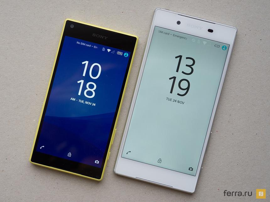 Sony Xperia Z5 Compact и Xperia Z5