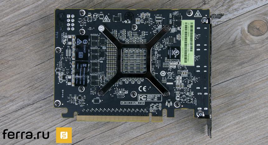 AMD Radeon R9 NANO, оборотная сторона